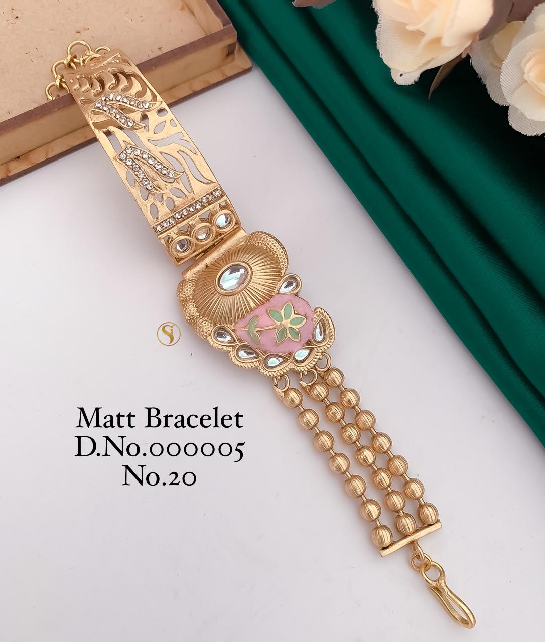 Matte Pearl Fancy Designer Bracelets 2 Wholesale Manufacturers

